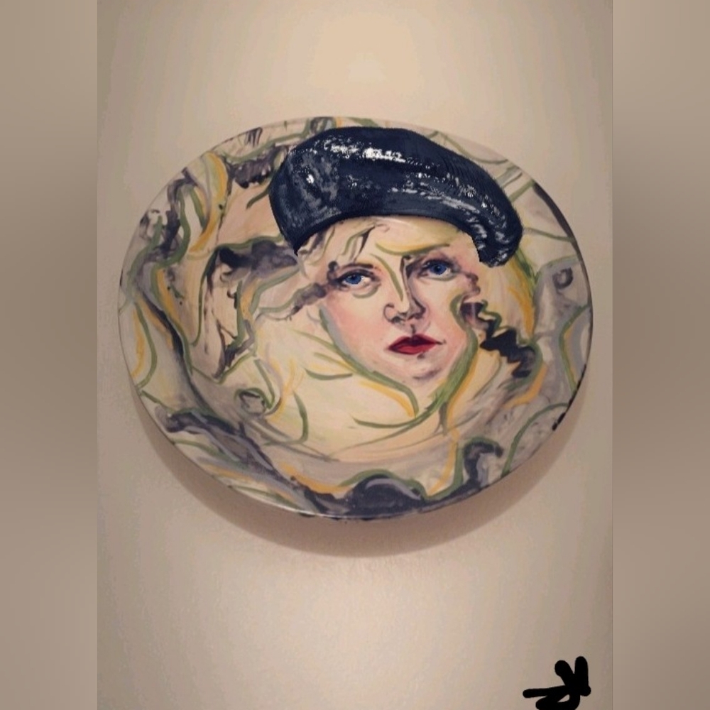 Lady In the Wind Painting